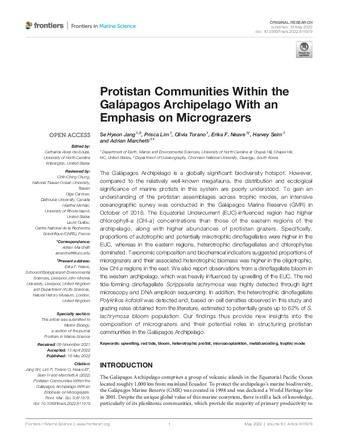 Protistan Communities Within the Galápagos Archipelago With an Emphasis on Micrograzers thumbnail