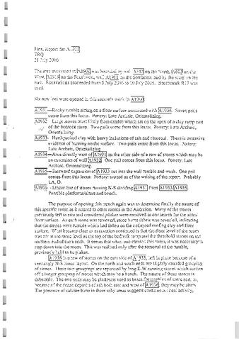 A1900 2006 Final Report and Notes thumbnail