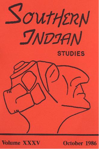Southern Indian Studies, Volume 35 thumbnail
