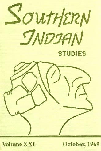 Southern Indian Studies, Volume 21 thumbnail