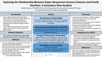 Exploring the Relationship Between Hyper-Responsive Sensory Features and Family Routines: A Secondary Data Analysis