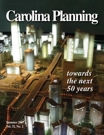 Carolina Planning Vol. 32.2: Towards the Next 50 Years thumbnail