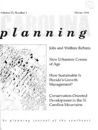 Carolina Planning Vol. 23.1: Conservation-Oriented Development