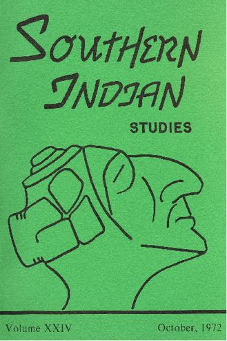 Southern Indian Studies, Volume 24 thumbnail
