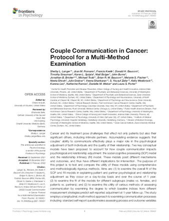 Couple Communication in Cancer: Protocol for a Multi-Method Examination thumbnail