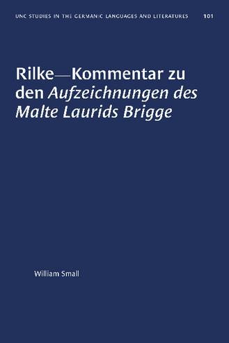Rilke—Kommentar zu den "Aufzeichnungen des Malte Laurids Brigge" thumbnail