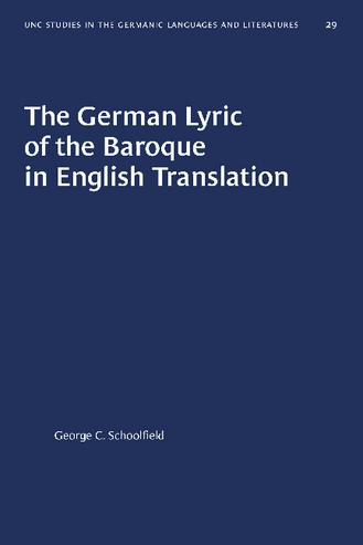 The German Lyric of the Baroque in English Translation thumbnail
