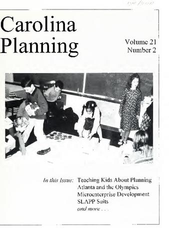 Carolina Planning Vol. 21.2: Main Street Program