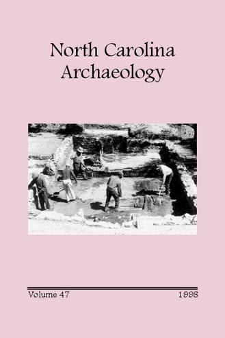 North Carolina Archaeology, Volume 47 thumbnail