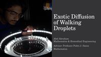 Exotic Diffusion of Walking Droplets thumbnail