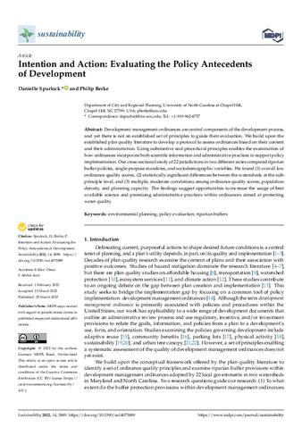 Intention and Action: Evaluating the Policy Antecedents of Development thumbnail