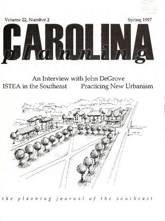 Carolina Planning Vol. 22.2: New Urbanism thumbnail