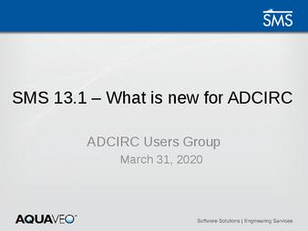 SMS 13.1 - What's new for ADCIRC thumbnail