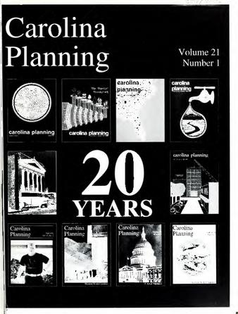 Carolina Planning Vol. 21.1: 20 Years thumbnail