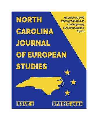 North Carolina Journal of European Studies Volume 1 thumbnail