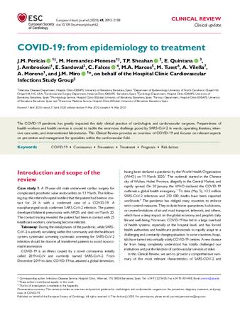 COVID-19: From epidemiology to treatment thumbnail