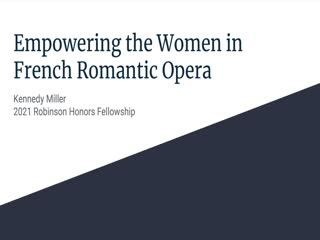 Empowering the Women in French Romantic Opera thumbnail