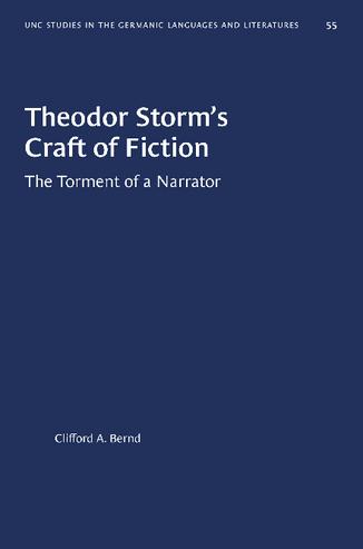 Theodor Storm's Craft of Fiction: The Torment of a Narrator thumbnail