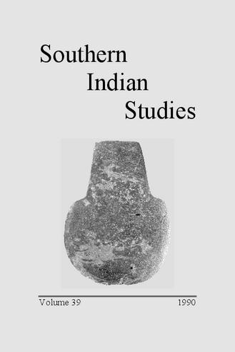 Southern Indian Studies, Volume 39 thumbnail