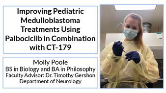  Improving Pediatric Medulloblastoma Treatments Using Palbociclib in Combination with CT-179 thumbnail
