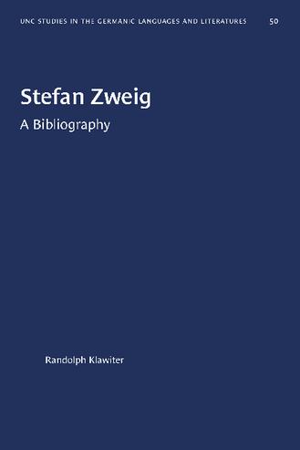 Stefan Zweig: A Bibliography thumbnail