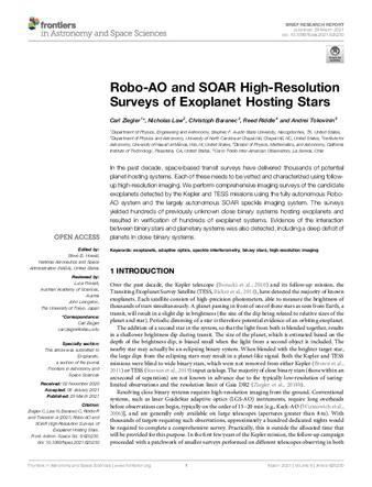 Robo-AO and SOAR High-Resolution Surveys of Exoplanet Hosting Stars thumbnail