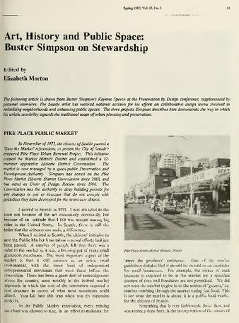 Art, History and Public Space: Buster Simpson on Stewardship thumbnail