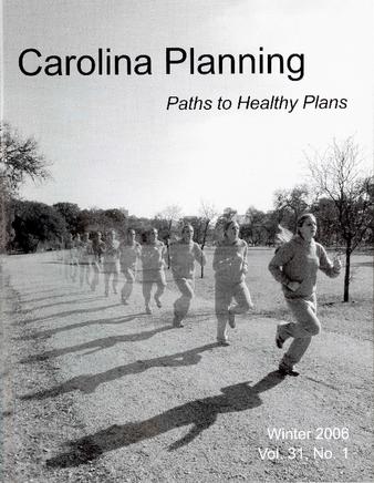 Carolina Planning Vol. 31.1: Paths to Healthy Plans thumbnail
