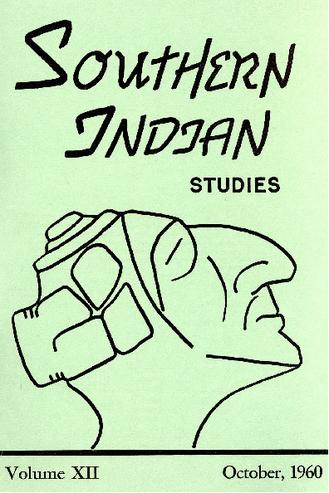 Southern Indian Studies, Volume 12 thumbnail