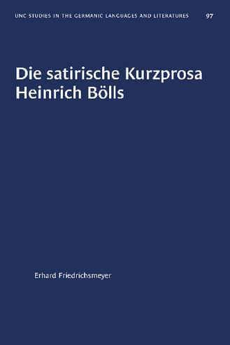 Die satirische Kurzprosa Heinrich Bölls thumbnail