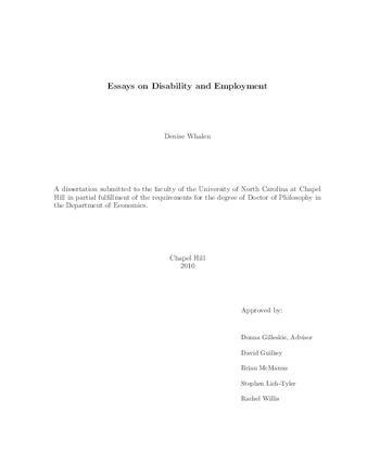 thesis phd disability
