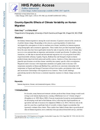 Country-specific effects of climate variability on human migration thumbnail