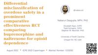 Differential misclassification of overdose safety in a prominent comparative effectiveness RCT comparing buprenorphine and naltrexone for opioid dependence  thumbnail