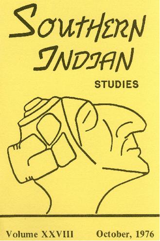 Southern Indian Studies, Volume 28 thumbnail