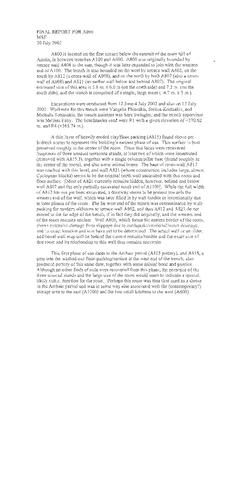 Area A 800 Final Report and Notes 2002 thumbnail