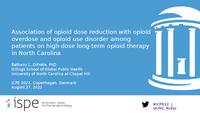 Association of opioid dose reduction with opioid overdose and opioid use disorder among patients on high-dose long-term opioid therapy in North Carolina thumbnail