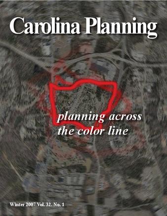 Carolina Planning Vol. 32.1: Planning Across the Color Line