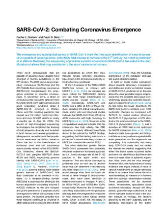 SARS-CoV-2: Combating Coronavirus Emergence thumbnail