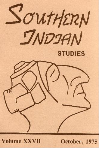 Southern Indian Studies, Volume 27 thumbnail