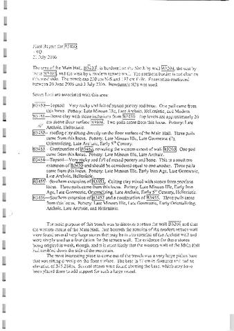 B3400 Final Report and Notes 2006 thumbnail