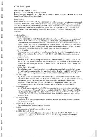 B1200 2003 Final Report and Notes
