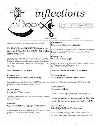 Inflections 2000, Vol. 4, No. 4 thumbnail
