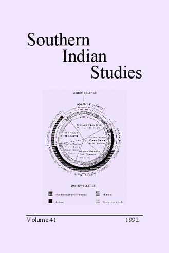 Southern Indian Studies, Volume 41