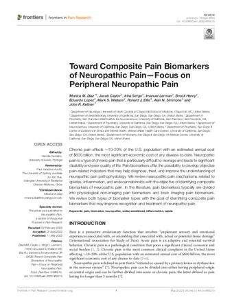 Toward Composite Pain Biomarkers of Neuropathic Pain—Focus on Peripheral Neuropathic Pain thumbnail