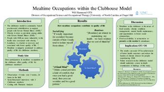 Mealtime Occupations within the Clubhouse Model