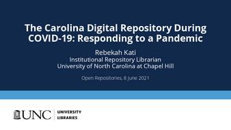 The Carolina Digital Repository During COVID-19: Responding to a Pandemic thumbnail