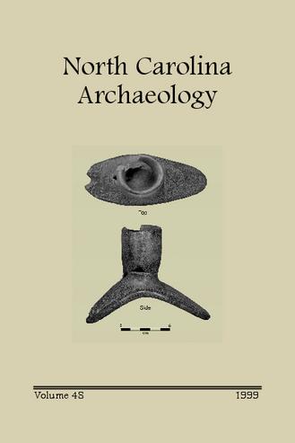 North Carolina Archaeology, Volume 48 thumbnail
