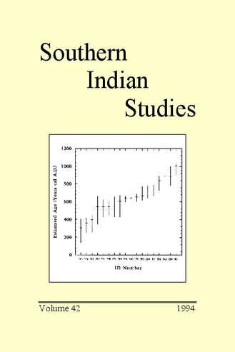 Southern Indian Studies, Volume 42 thumbnail