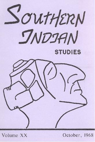 Southern Indian Studies, Volume 20 thumbnail