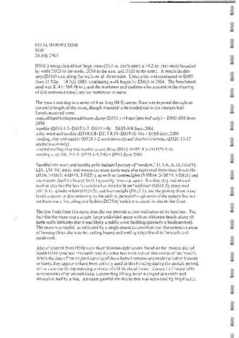 D500 Final Report and Notes 2005 thumbnail